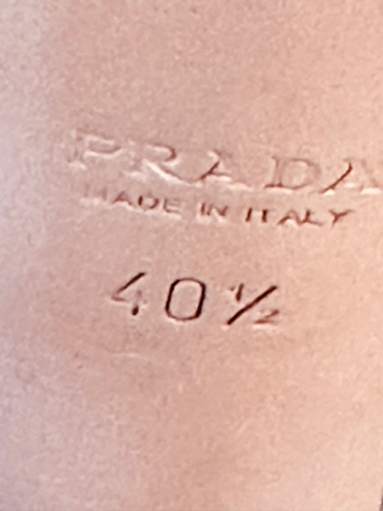 Prada Braided Raffia Slingback Heels - Picture 3 of 10